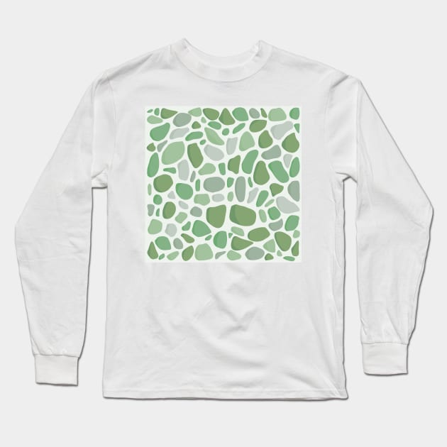 Art Texture Design One Long Sleeve T-Shirt by Design Anbay